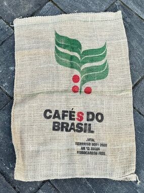 Authentic Cooxupé Brazil Arabica Coffee Bean Jute Burlap Sack